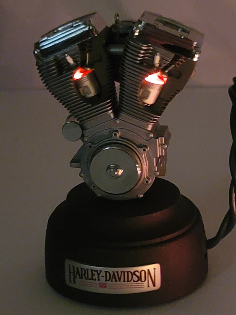 Harley-Davidson Silver Big Twin Evolution Engine Ornament